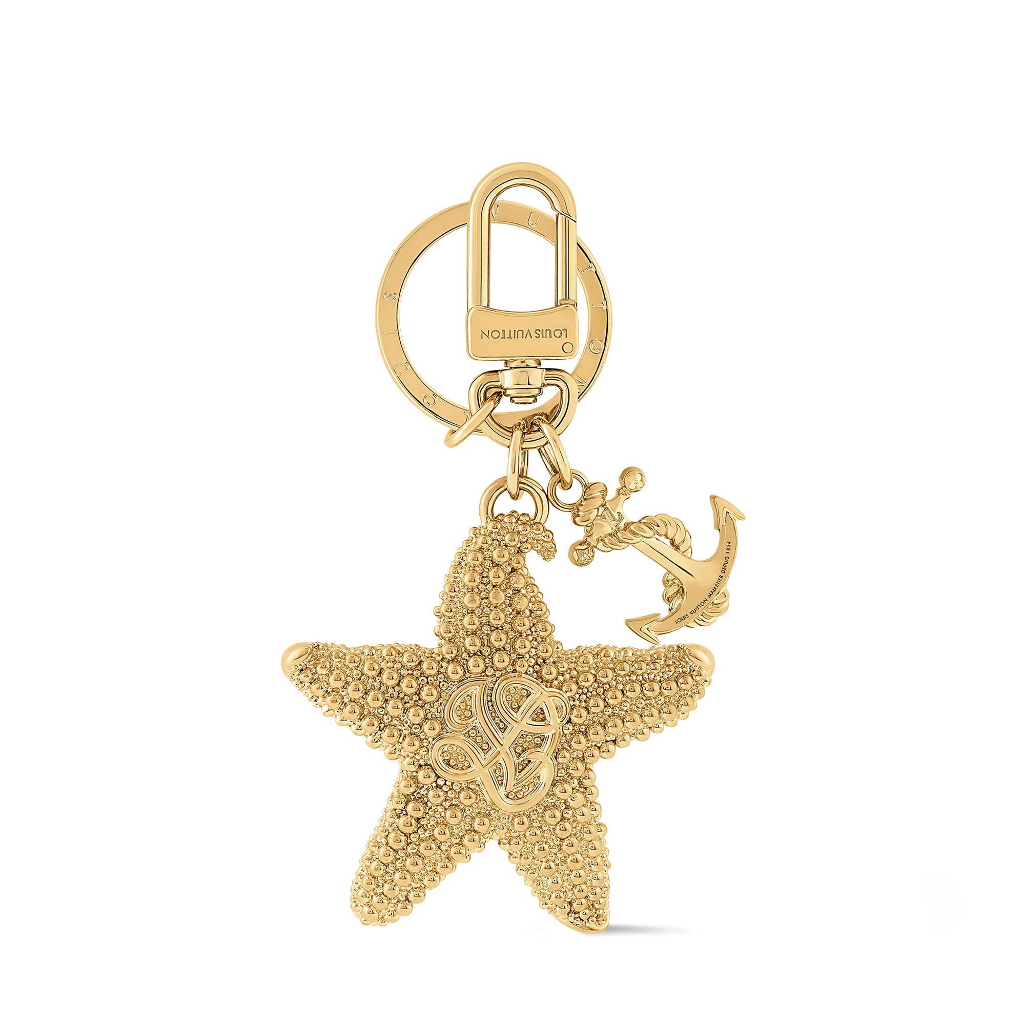 LV Starfish Key Holder and Bag Charm - Luxury S00 Gold | LOUIS VUITTON